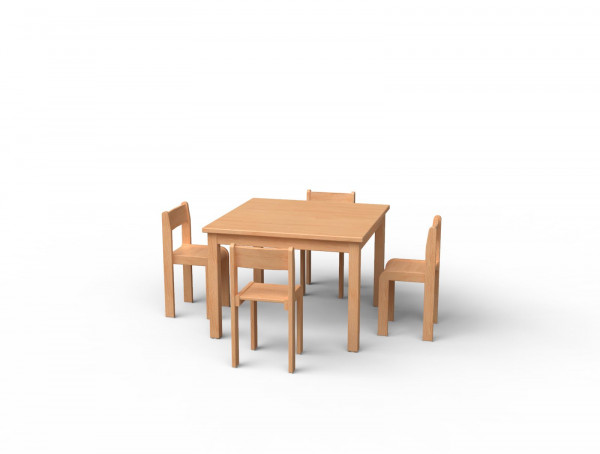 Stuhl & Tisch-Set Nr. 2