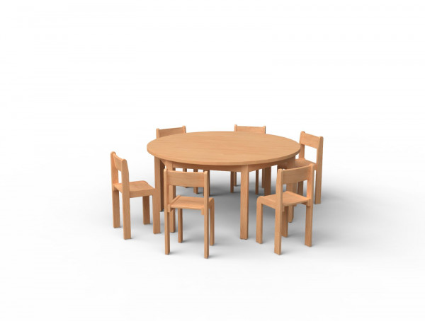 Stuhl & Tisch-Set Nr. 8